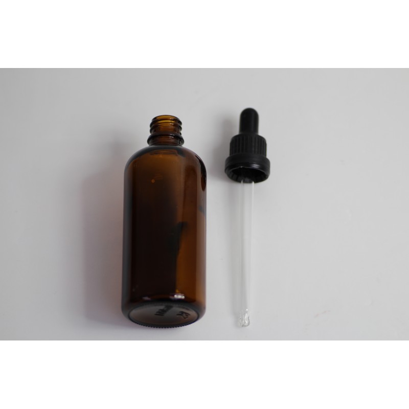 Brown Glass Dropper Bottle (滴頭玻璃樽-啡色) 50,100ml